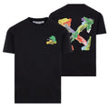 Off-White Brush Arrow Slim T-shirt Zwart