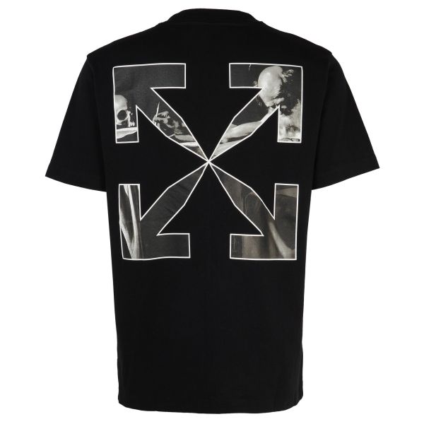 Off-White Caravaggio Arrow Slim T-shirt Zwart