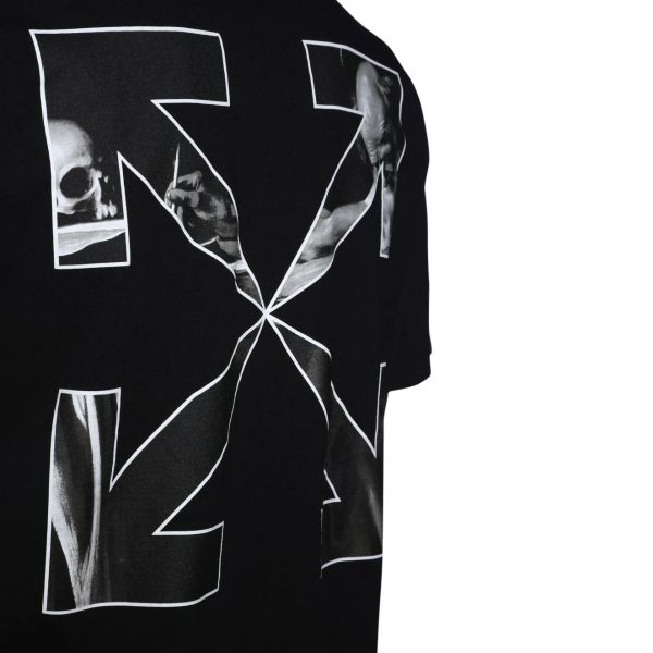 Off-White Caravaggio Arrow Slim T-shirt Zwart