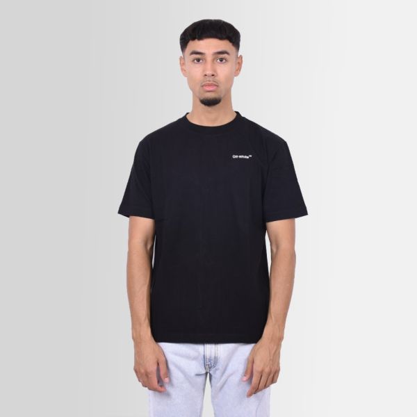 Off-White Caravaggio Arrow Slim T-shirt Zwart