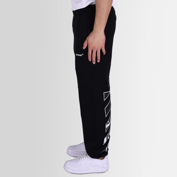 Off-White Caravaggio Diagonal Slim Trainingsbroek Zwart