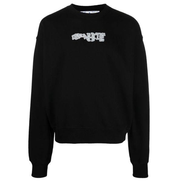 Off-White Carlos Type Over Sweater Zwart