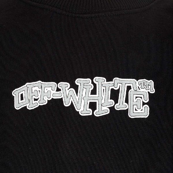 Off-White Carlos Type Over Sweater Zwart