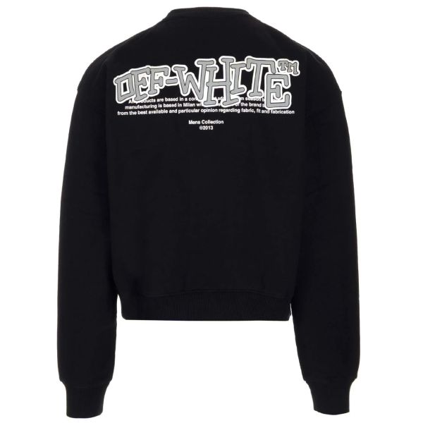 Off-White Carlos Type Over Sweater Zwart