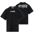 Off-White Carlos Type Over T-shirt Zwart