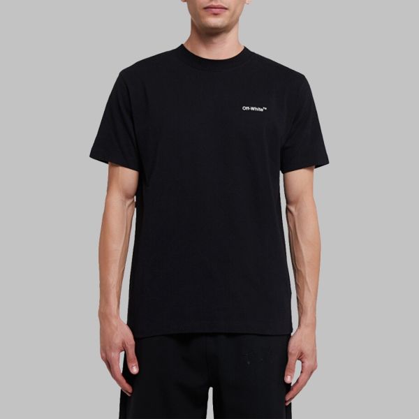 Off-White Chain Arrow Slim T-shirt Zwart