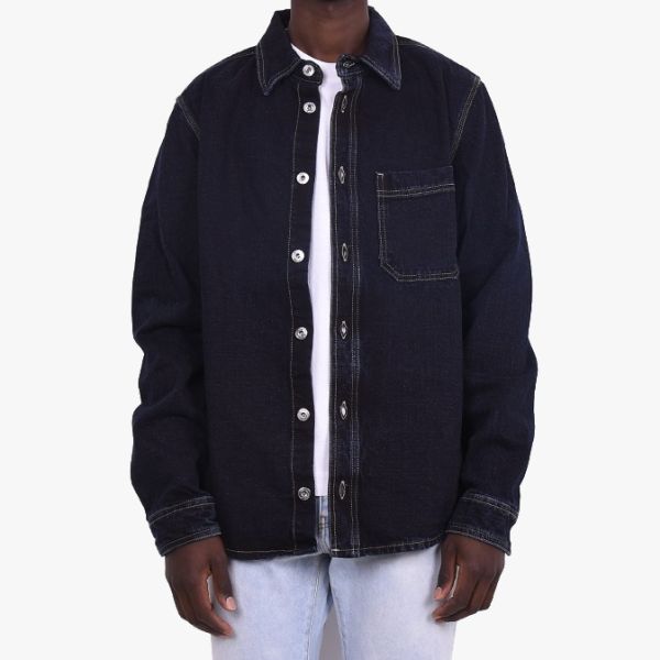 Off-White Corp Denim Overshirt Navy
