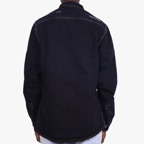 Off-White Corp Denim Overshirt Navy
