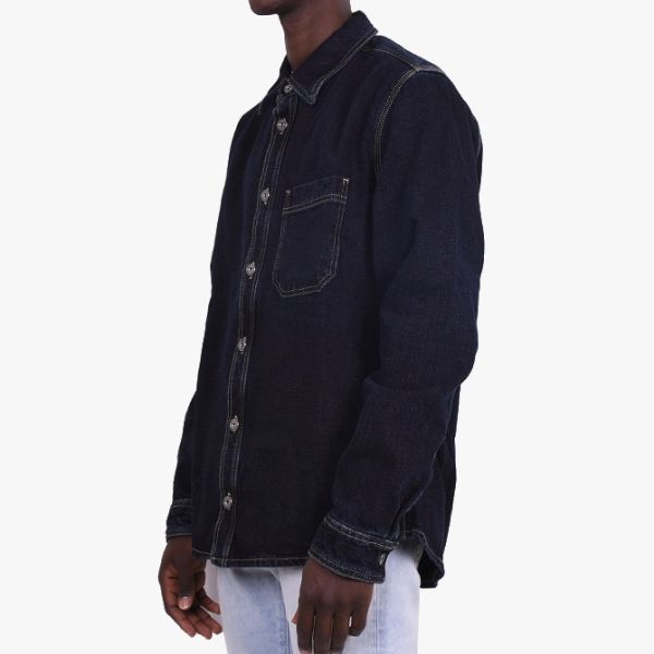 Off-White Corp Denim Overshirt Navy