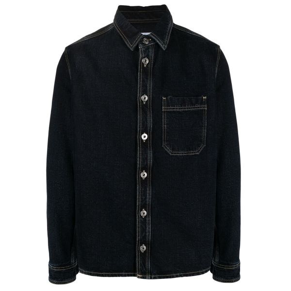 Off-White Corp Denim Overshirt Navy