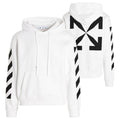 Off-White Diagonal Arrow Slim Hoodie Wit
