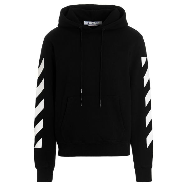 Off-White Diagonal Arrow Slim Hoodie Zwart