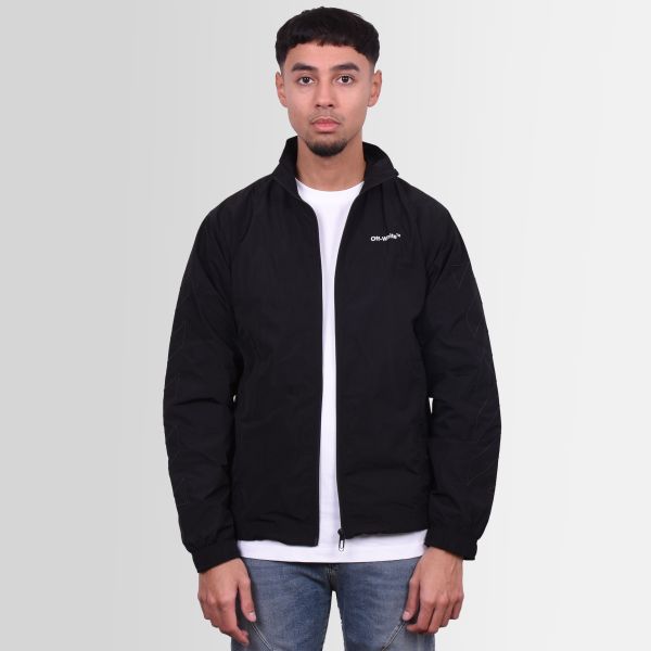 Off-White Diagonal Outline Vest Zwart