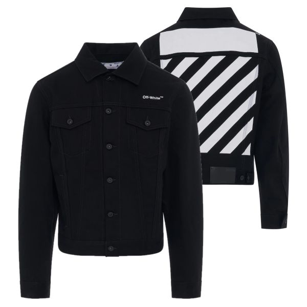 Off-White Diagonal Tab Slim Vest Zwart