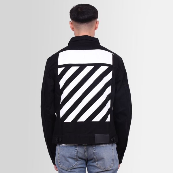 Off-White Diagonal Tab Slim Vest Zwart