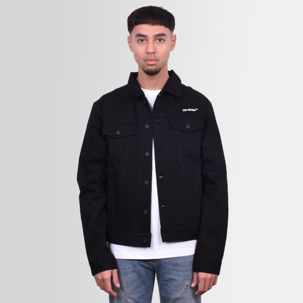 Off-White Diagonal Tab Slim Vest Zwart