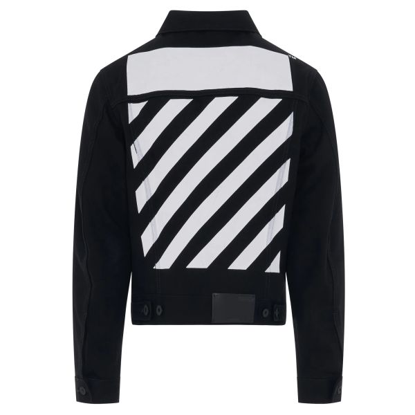 Off-White Diagonal Tab Slim Vest Zwart