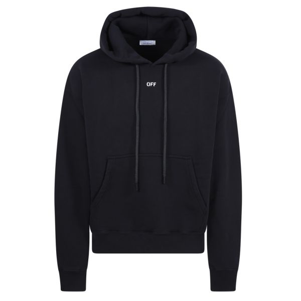 Off-White Double Moon Arrow Over Hoodie Zwart
