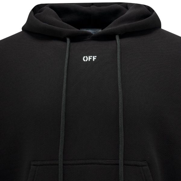 Off-White Double Moon Arrow Over Hoodie Zwart