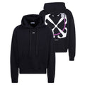 Off-White Double Moon Arrow Over Hoodie Zwart