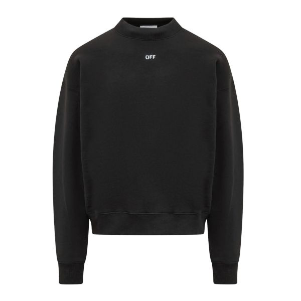 Off-White Double Moon Arrow Over Sweater Zwart