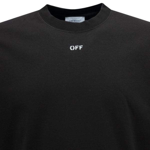 Off-White Double Moon Arrow Skate T-shirt Zwart