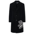 Off-White Graffiti Wool Skate Jas Zwart