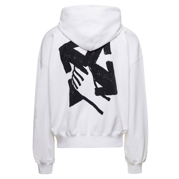 Off-White Hand Arrow Boxy Hoodie Wit