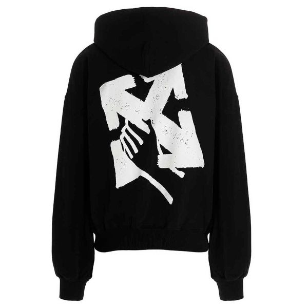 Off-White Hand Arrow Boxy Hoodie Zwart