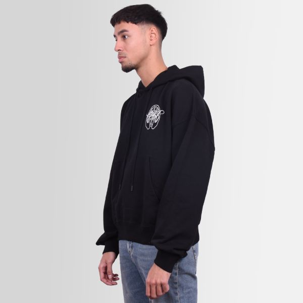 Off-White Hand Arrow Boxy Hoodie Zwart