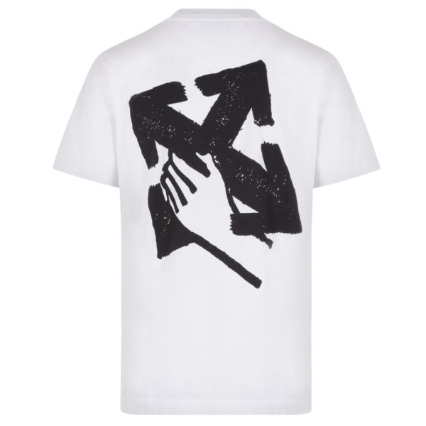 Off-White Hand Arrow T-shirt Wit