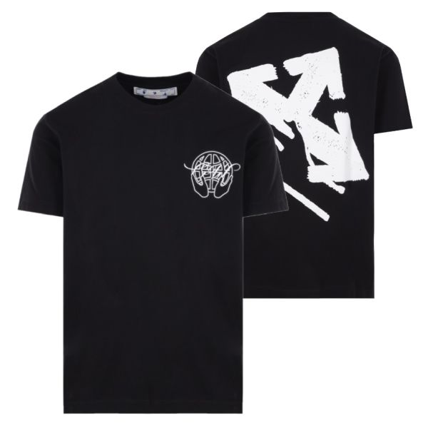 Off-White Hand Arrow T-shirt Zwart