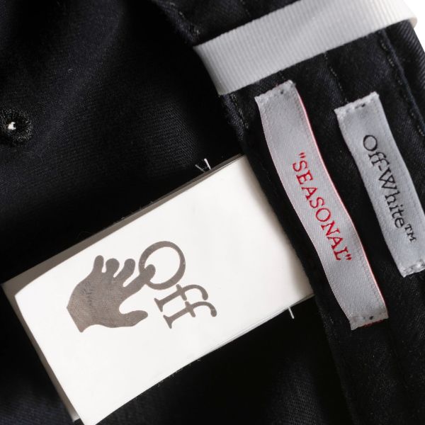 Off-White Handpaint Script Cap Zwart