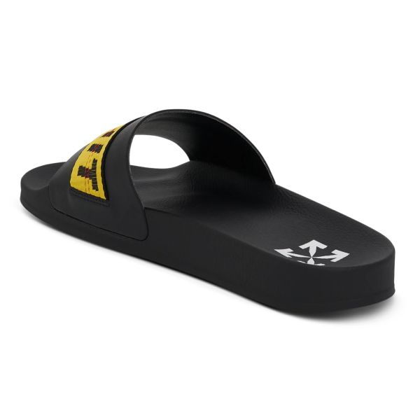 Off-White Industrial Belt Slippers Zwart