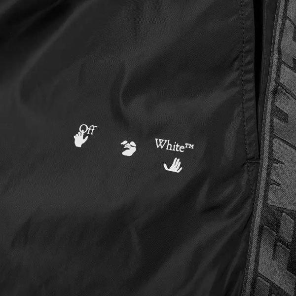 Off-White Logo Stripe Trainingsbroek Zwart