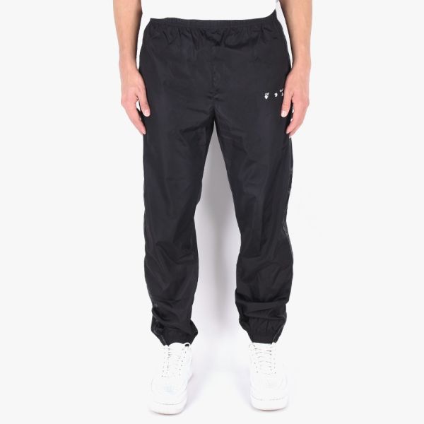 Off-White Logo Stripe Trainingsbroek Zwart