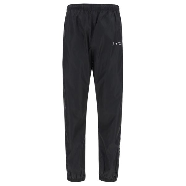Off-White Logo Stripe Trainingsbroek Zwart