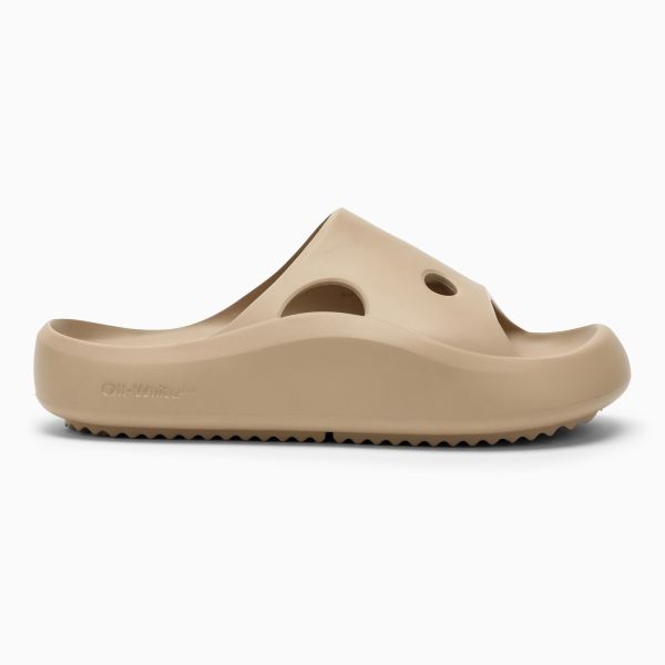 Off-White Meteor Rubber Slippers Beige