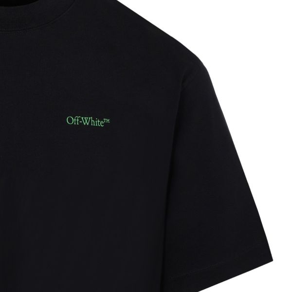 Off-White Moon Cam Arrow Skate T-shirt Zwart