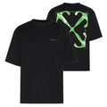 Off-White Moon Cam Arrow Skate T-shirt Zwart