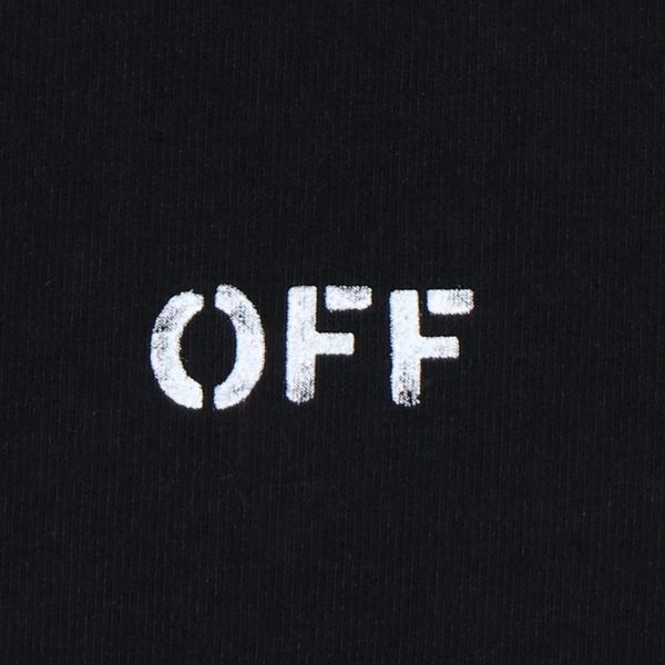 Off-White Noise Arrow Slim T-shirt Zwart