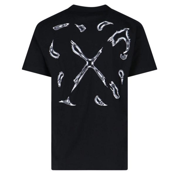 Off-White Noise Arrow Slim T-shirt Zwart