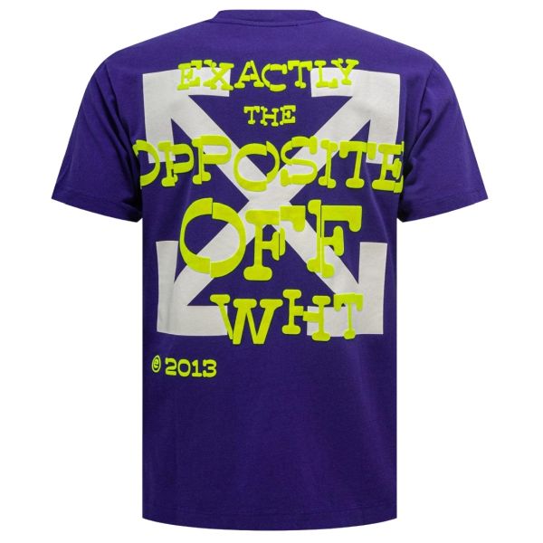 Off-White Opposite Arrow Slim T-shirt Paars