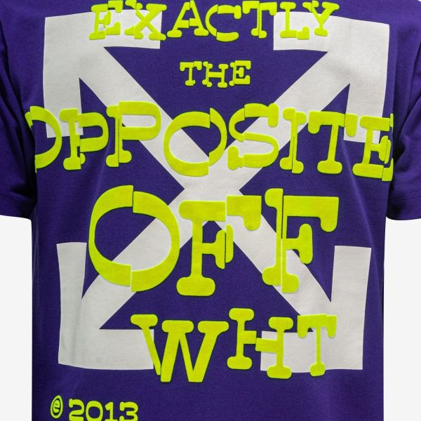 Off-White Opposite Arrow Slim T-shirt Paars