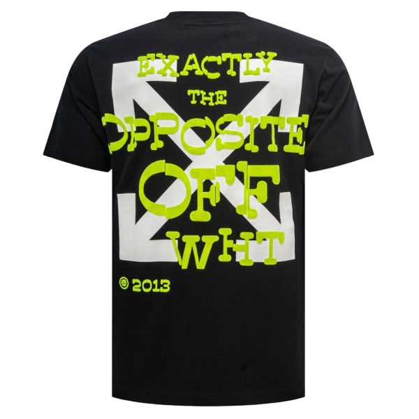 Off-White Opposite Arrow Slim T-shirt Zwart