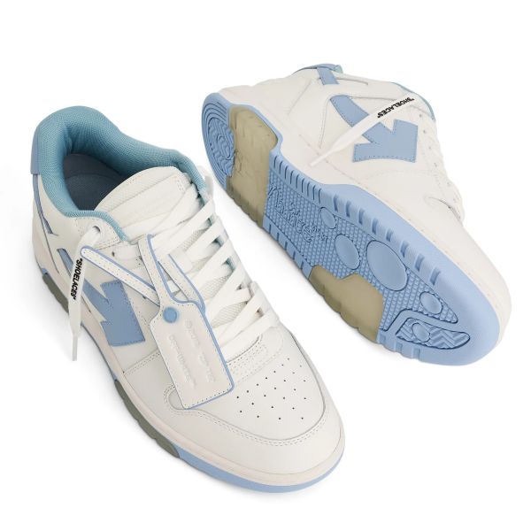 Off-White Out Of Office Sneaker Wit/Licht Blauw