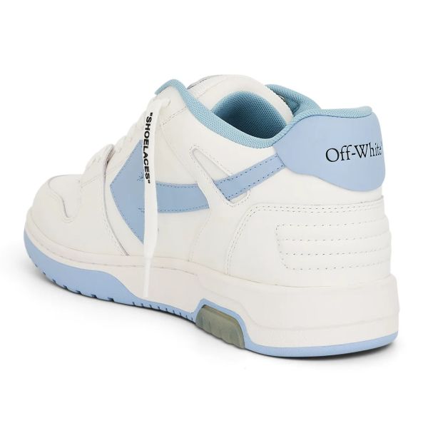 Off-White Out Of Office Sneaker Wit/Licht Blauw