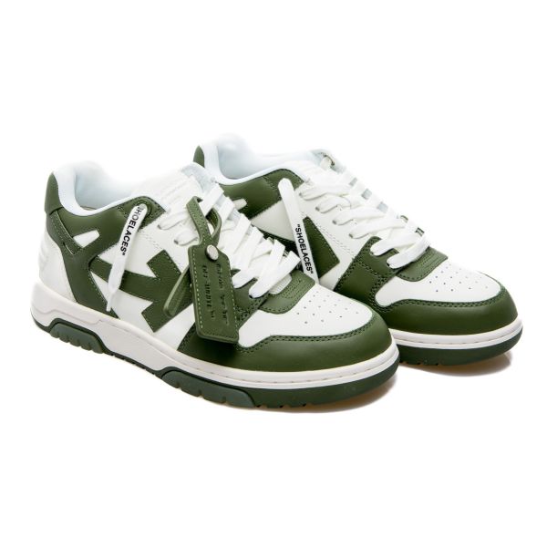 Off-White Out Of Office Sneaker Wit/Groen