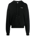 Off-White Outline Arrow Over Hoodie Zwart