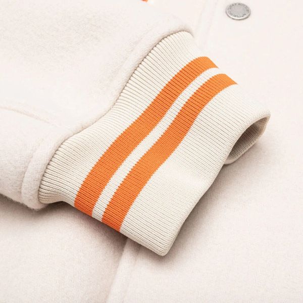 Off-White OW Patch Varsity Jack Beige